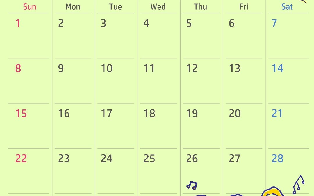 【12月の営業予定】